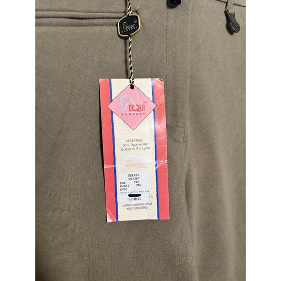 EQUI Comfort Riding Britches NWT Deadstock Brown Tan Size Large Equestrian Horse - Picture 4 of 7